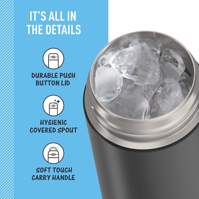 THERMOS FUNTAINER 16 Ounce Stainless Steel Vacuum Insulated Bottle - Image 4