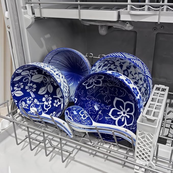 28Oz Ceramic Soup Ramen Bowl Set of 6 - Image 5