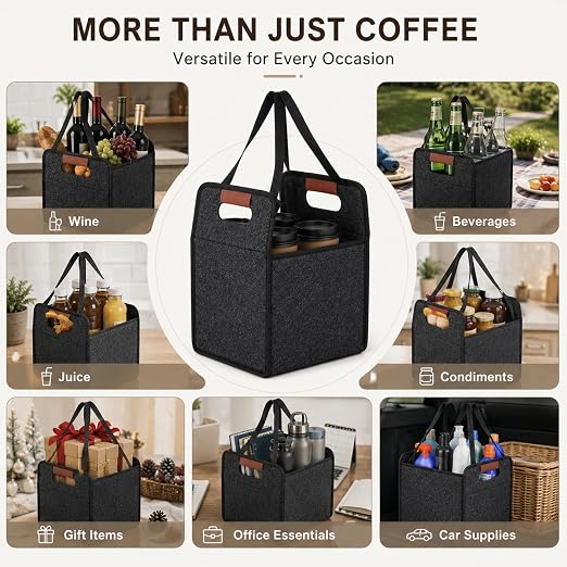 4 Pack Reusable Drink Carrier - Image 6