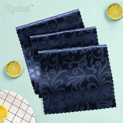 Damask Satin Table Runner, 12 x 108 Inch, 6 Pack | Bright Smooth Damask - Image 2