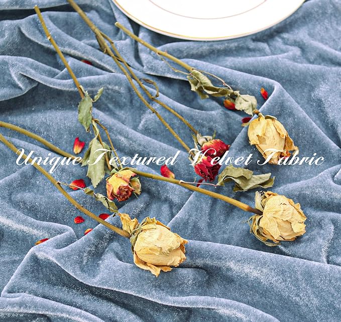 Velvet Table Runner 20 x 120 Inches 10ft Luxurious Thick Soft Velvet Christmas - Image 4
