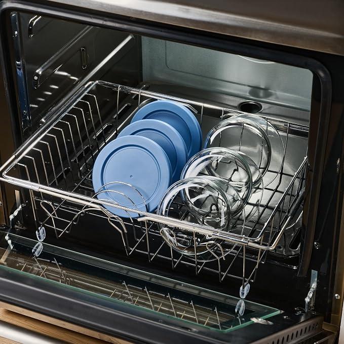 12-Piece Glass Food Storage Containers Set | 2-Cup, Leakproof | Microwave - Image 4