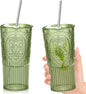2 Set 20oz Vintage Plastic Tumbler by Unknown