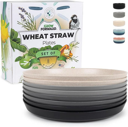 Grow Forward Premium Wheat Straw Plates by GrowForward