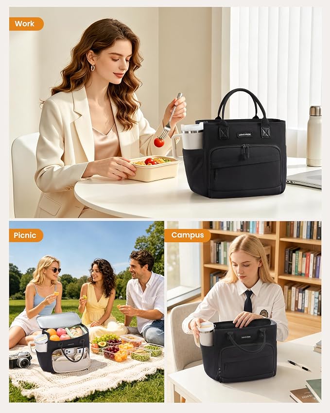LOVEVOOK Lunch Box for Women, Adult Lunch Bag for Work - Image 7