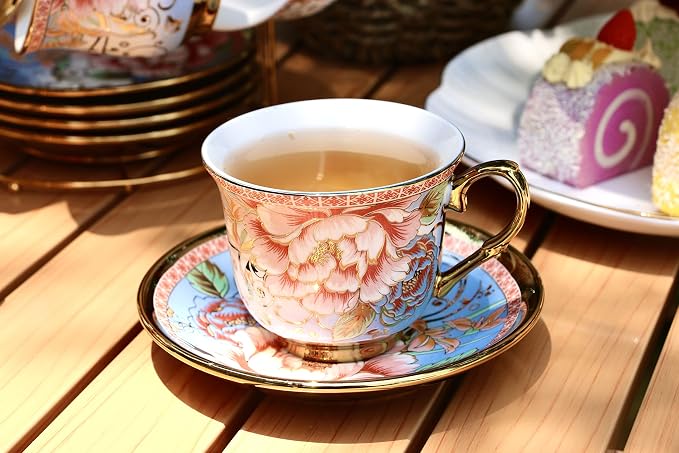20 Pieces Porcelain Tea Set - Image 4