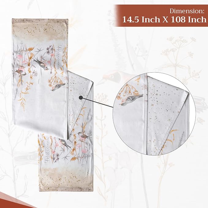 Maison d' Hermine Table Runner 100% Cotton 14.50" x 108" | Table Runners 108 - Image 4