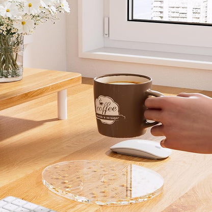 Acrylic Coaster Decorative Plates, Office Desk Accessories - Image 3
