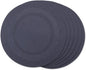 DII PVC Tabletop Collection Woven Indoor/Outdoor, Round Placemat Set, Stonewash by DII