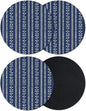 Vintage Striped Coasters Set of 4, Absorbent Coasters by Unknown