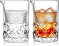 2pcs Cocktail Mixing Glass Bartender | 24oz Crystal Bar Stirring Glass | Old by Unknown