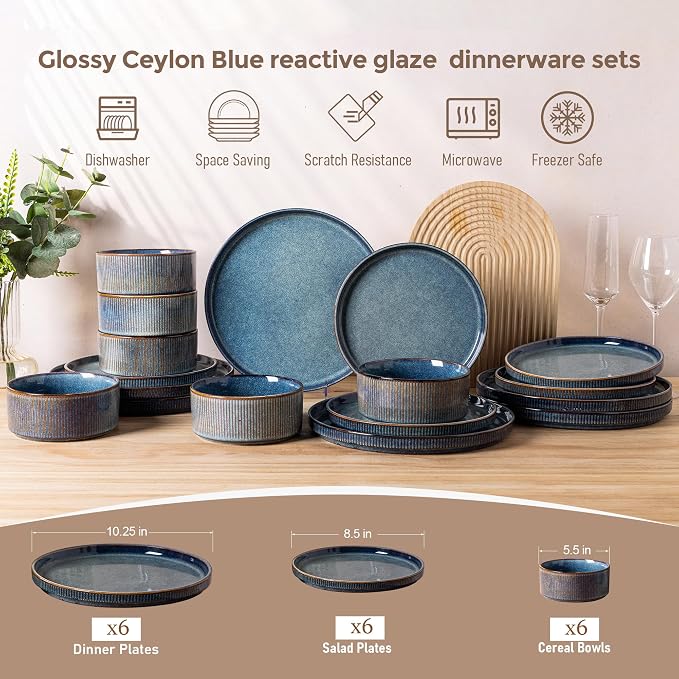 GBHOME Stoneware Dinnerware Sets - Image 9
