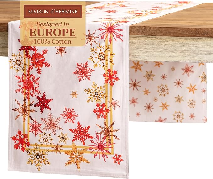 Maison d' Hermine Table Runner 100% Cotton 14.50" x 108" | Table Runners 108 by MaisondHermine