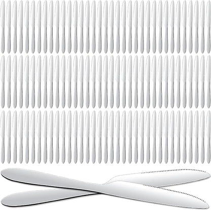 Nuenen 150 Pieces Dinner Knives Set, 8.3 Inches Durable Butter Knife Stainless by Nuenen