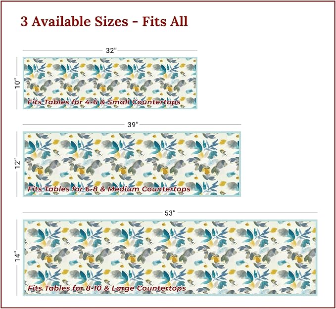 IRI-GIRI Heat Resistant Table Runner, 53 x 14 Inch - Image 4