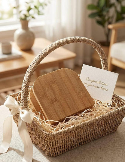 Napkin Holder for Table Stable Standing Napkin Dispenser Natural Bamboo | - Image 8