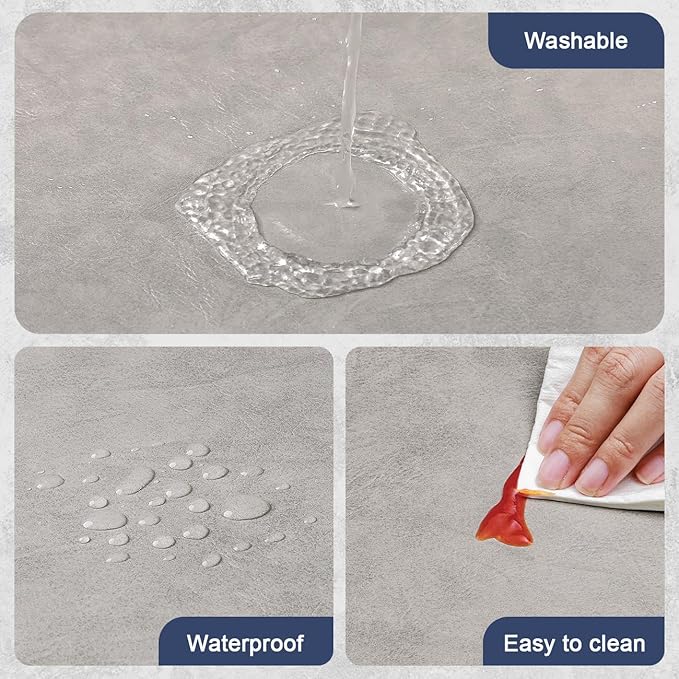 Vinyl Placemats Set of 4, Dual Sided Place Mats - Image 4