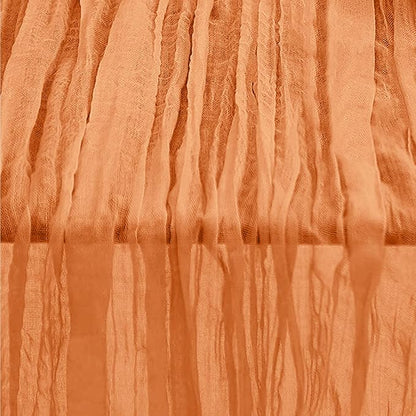 10 Pack Coral Cheesecloth Table Runner 35x120 Inch 10Ft Rustic Gauze Cheese - Image 6