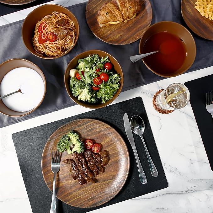 TP 18-Piece Melamine Dinnerware Sets, Service - Image 5