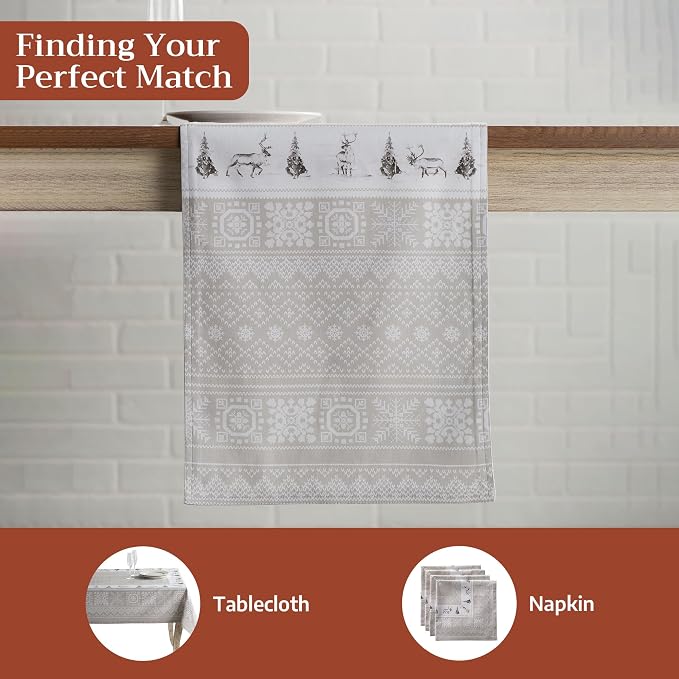 Maison d' Hermine Table Runner 100% Cotton 14.50" x 36" | Table Runners 36 - Image 4
