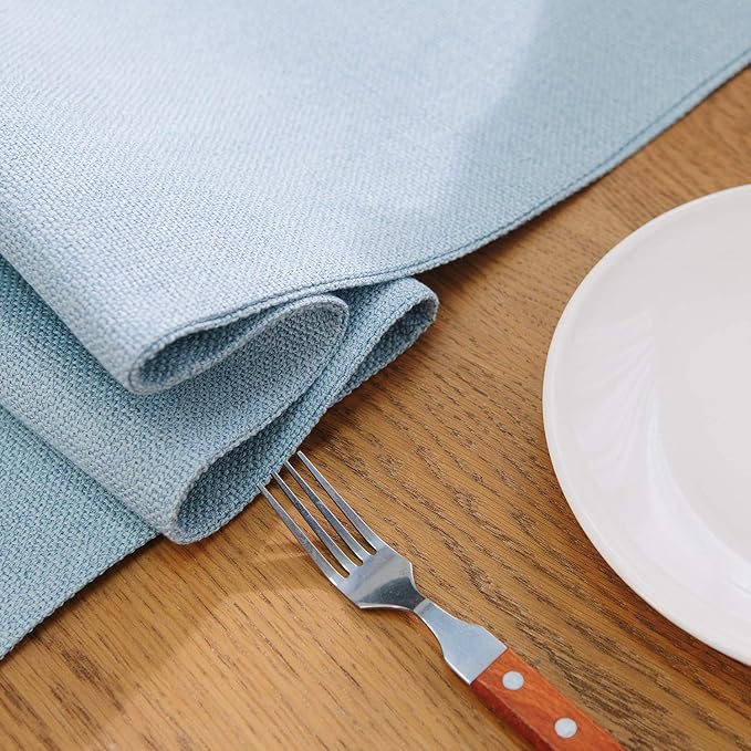 12 x 36 Inch Long Handmade Soft Faux Linen Table Runner - Image 2