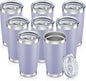 20 oz Tumbler with Lid Stainless Steel Insulated Tumblers Bulk Cups Mug | by Orebigo