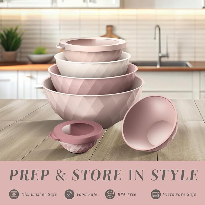 COOK WITH COLOR Mixing Bowls with Lids - Image 2