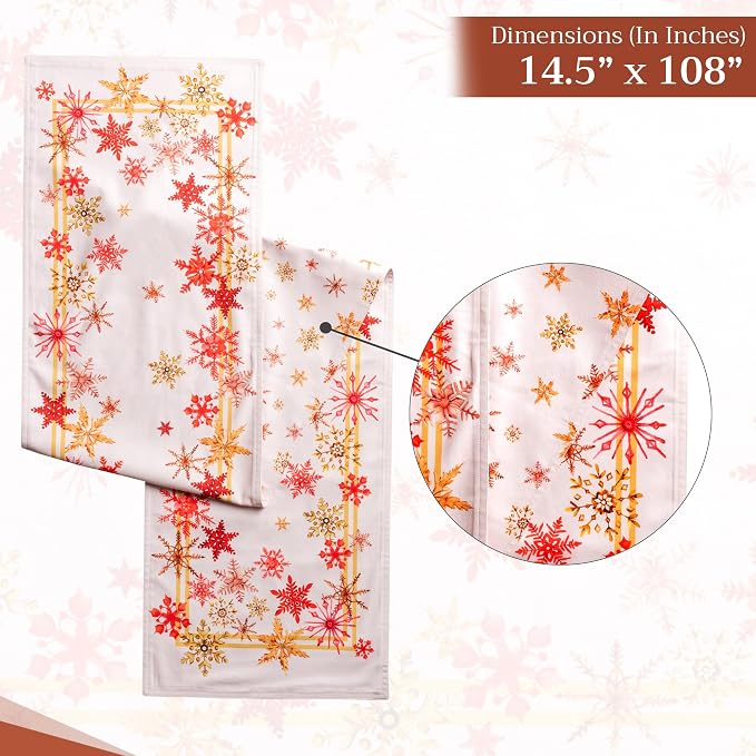 Maison d' Hermine Table Runner 100% Cotton 14.50" x 108" | Table Runners 108 - Image 6