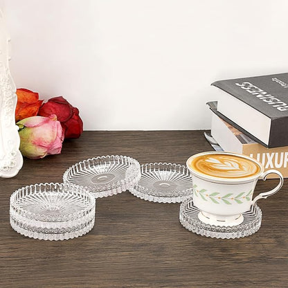 Modern Glass Coaster Set of 8 - Image 2