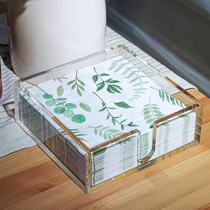 LotFancy Acrylic Napkin Holder, Dinner Napkin Holder - Image 7