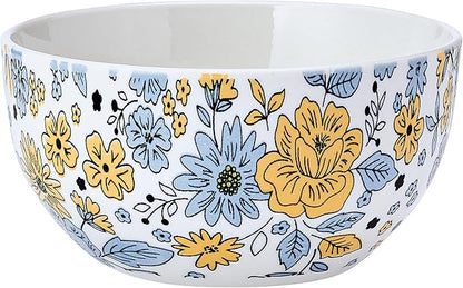 Pfaltzgtraff Vibrant Garden 12 Piece Floral Stoneware Dinnerware Plate Bowl - Image 9