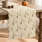 Artoid Mode Beige Soft Faux Fur Fall Table Runner 13x90 Inch | Seasonal Kitchen by ArtoidMode