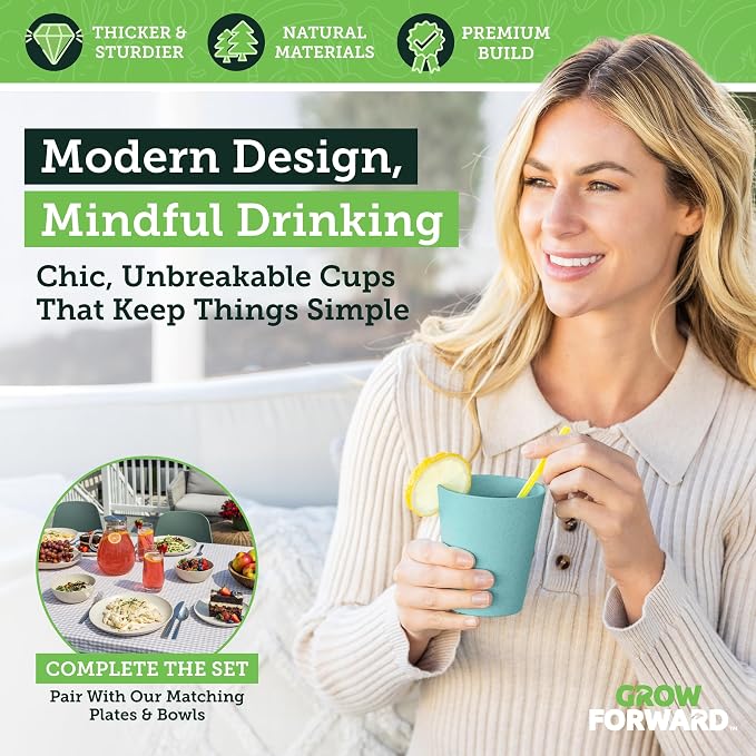 Grow Forward Premium Wheat Straw Cups - Image 5
