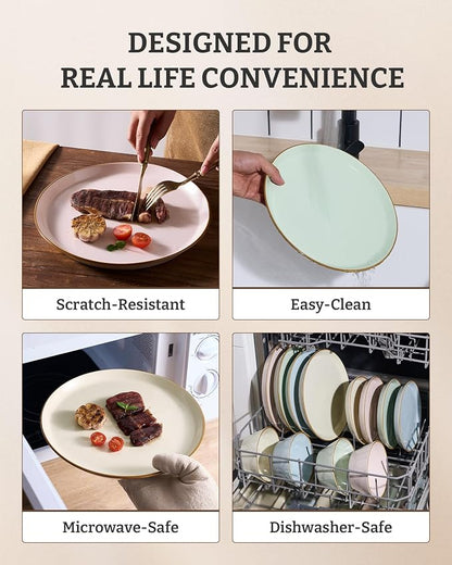 Famiware Saturn Dinnerware Sets, Ceramic Dishes - Image 7