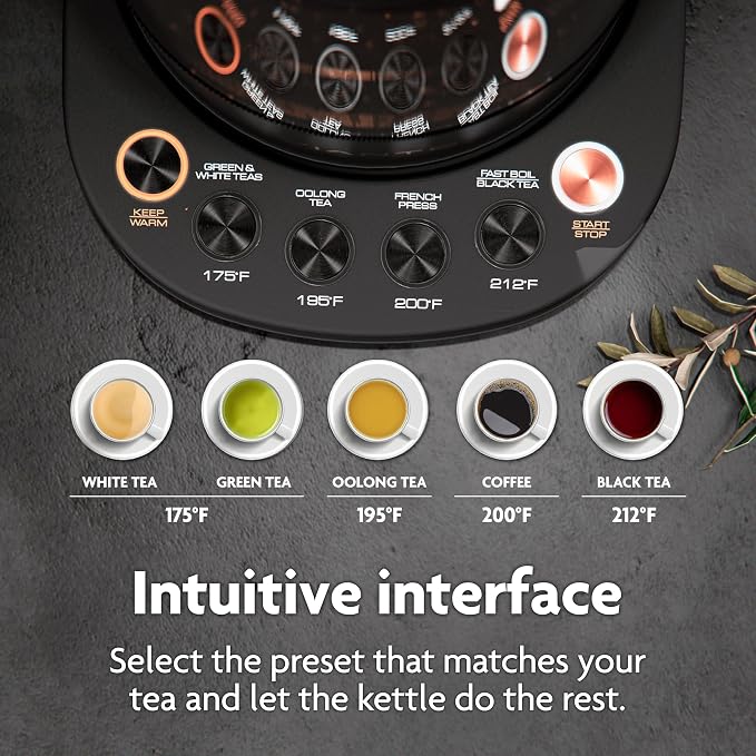 Viante Alba Electric Tea Kettle - Image 4