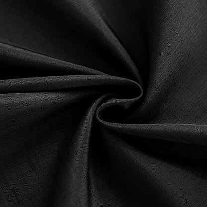 Fabric Black Rectangle Table Cloth for 8 Foot Rectangular Table Textured Stain Resistant & Wipeable Tablecloth Easy Clean for Dining Banquet Party 54 x 108 Inch