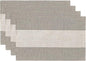 Wracra Linen Placemats Set of 4, Macrame Place Mats by Wracra