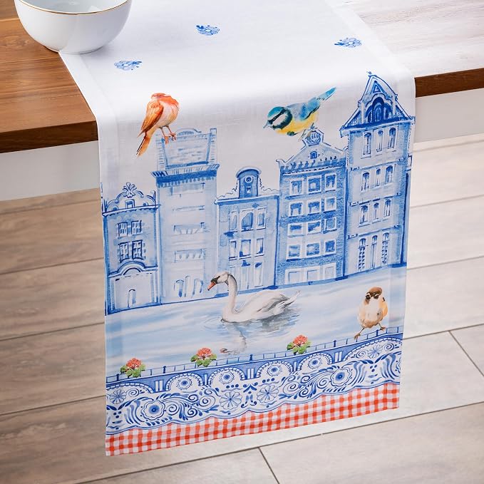 Maison d' Hermine Table Runner 100% Cotton 14.50" x 108" | Table Runners 108 - Image 9