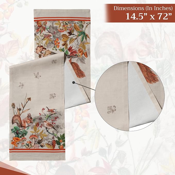 Maison d' Hermine Table Runner 100% Cotton 14.50" x 72" | Table Runners 72 - Image 4