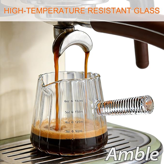 Amble Espresso Cups, Espresso Accessories, 6 Oz Espresso Shot Cups - Image 2