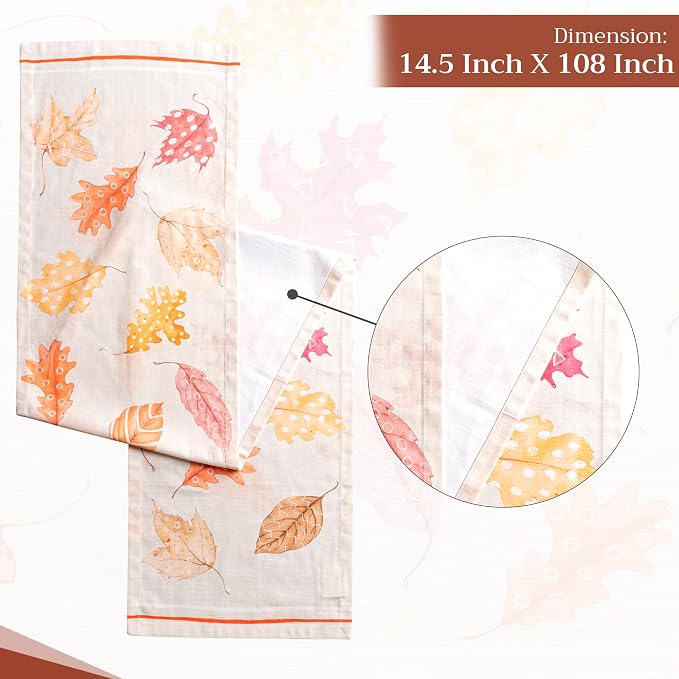 Maison d' Hermine Table Runner 100% Cotton 14.50" x 108" | Table Runners 108 - Image 4