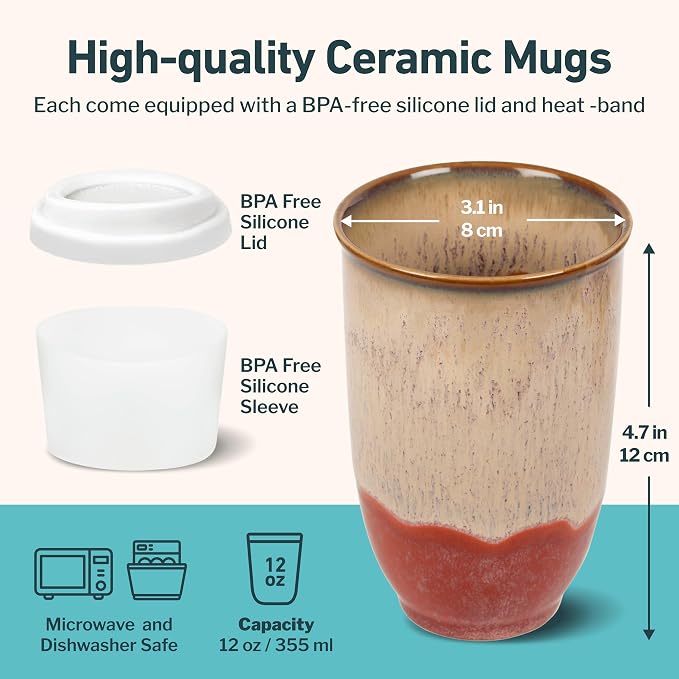 NOVA CERAMICS Travel Mugs - Image 3