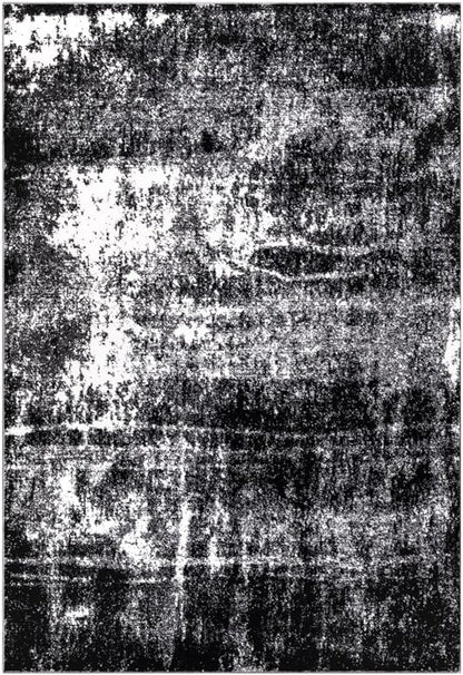 Keen Home Design Area Rugs - 12x15 Non-Shedding, Abstract Rugs for Kitchen, Living Room, Bedroom, Dining Room, Entryway - Size: 12' x 15', Abstract Black