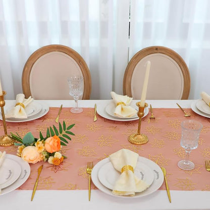 Snowkingdom Fall Thanksgiving Table Runner 10Ft - Image 6