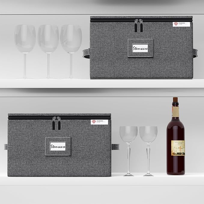 2 Pack Wine Glass Storage Box - Image 6