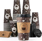 JOLLY PARTY Disposable Coffee Cups - 12oz Paper Coffee Cups with Lids by JOLLYPARTY