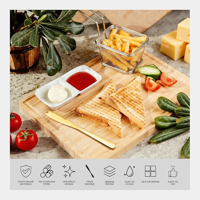 Stainless Steel Butter Spreader Knife - 3 in 1 - Image 4