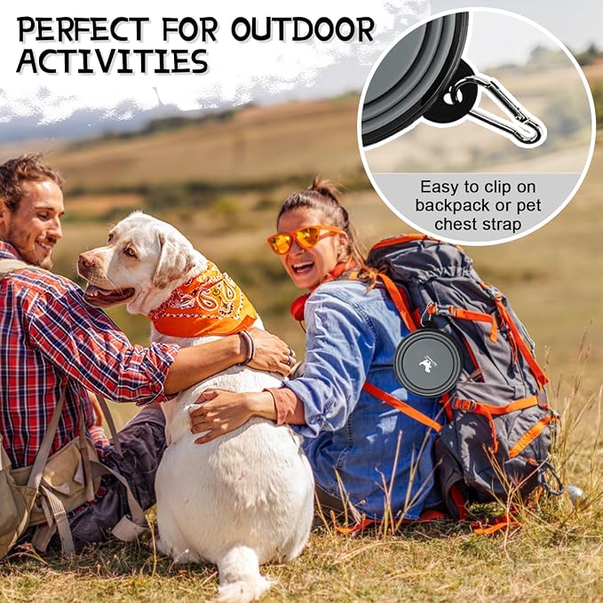 Collapsible Dog Bowls for Travel, BPA Free) - Image 5