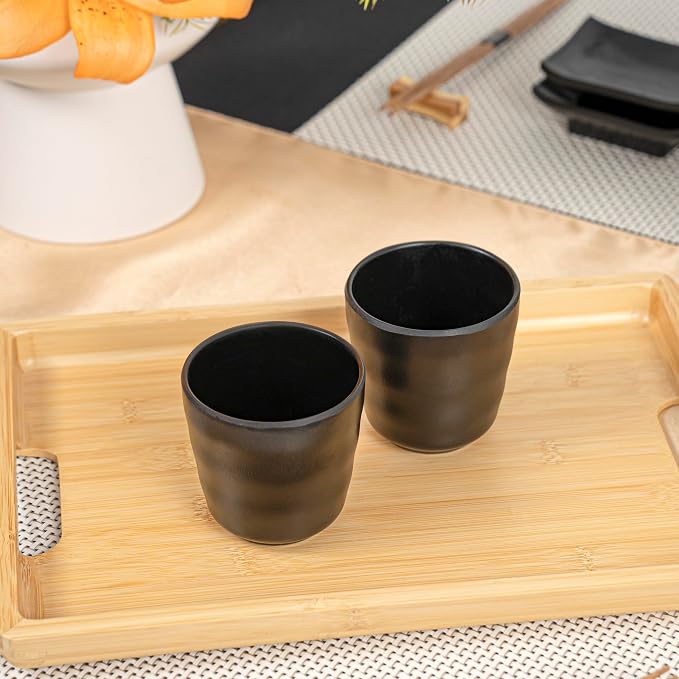 Restaurantware Voga 8 Ounce Tea Cup 10 Traditional Japanese Tea Cups - Image 4