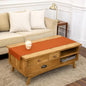 Solino Home Cotton Linen Dining Table Runner Cinnamon Hemstitch, 14 x 60 in | by SolinoHome